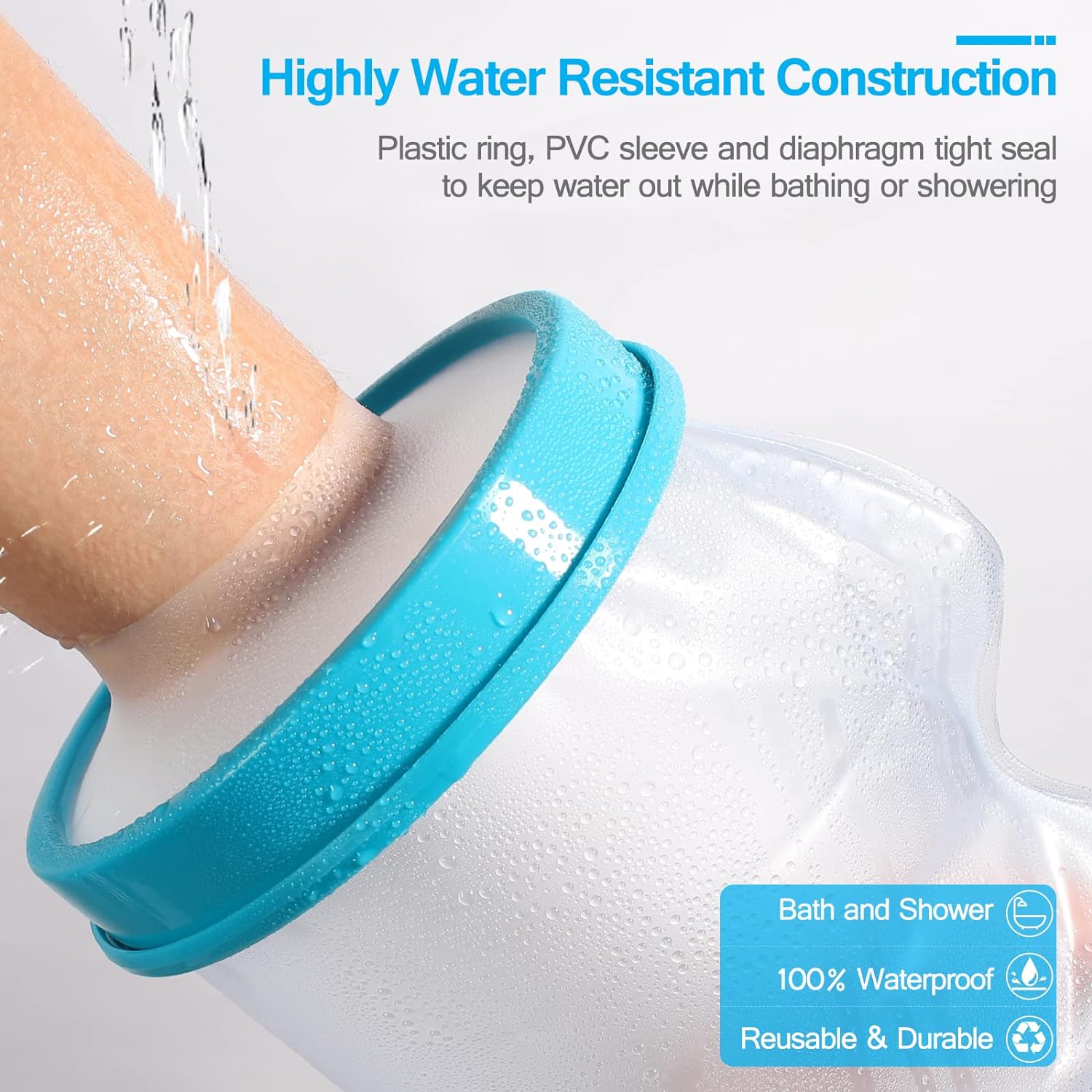 SL2101 Peace of mind protection from water drops: 100% waterproof arm protection!